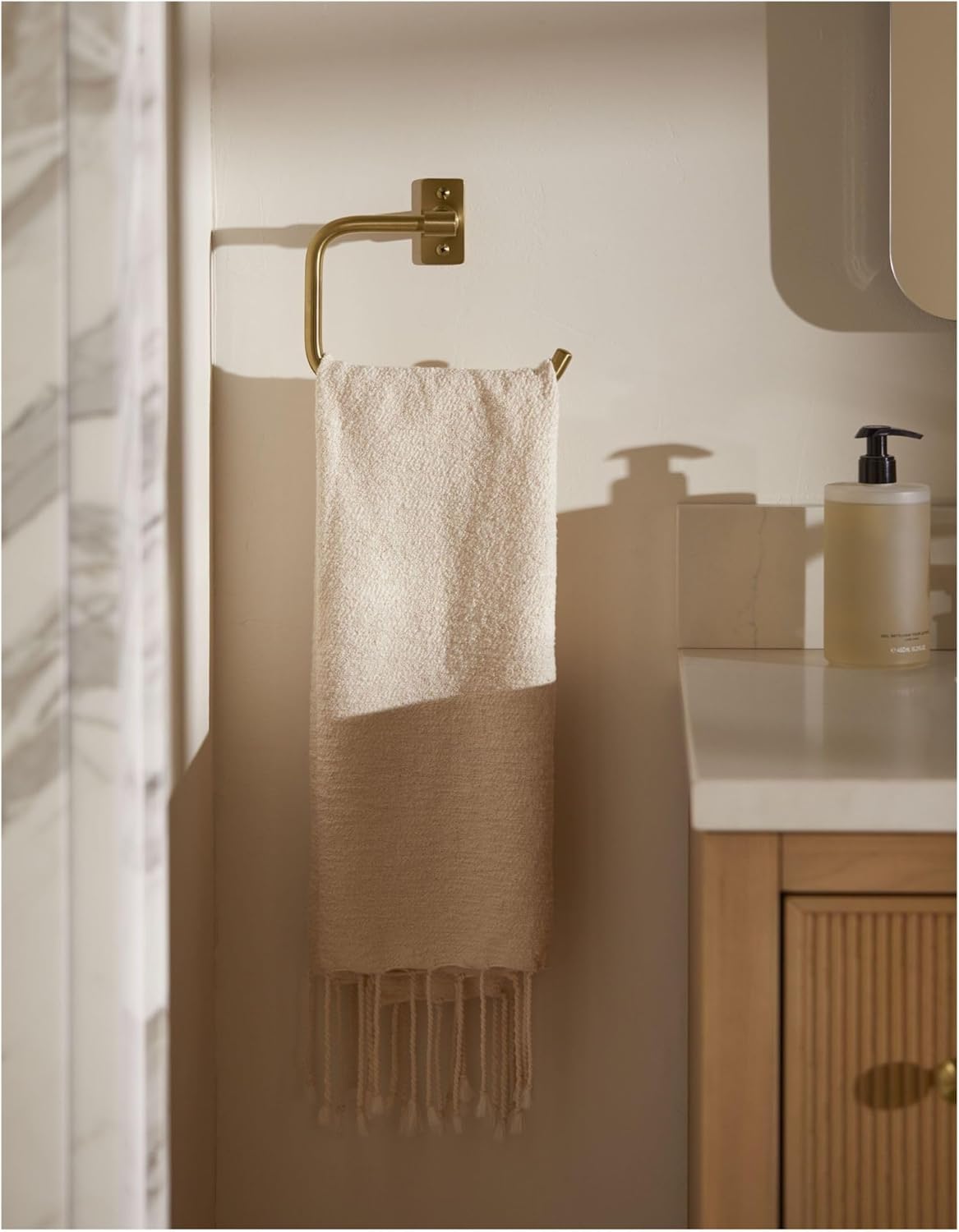 Kohler K35928-SN Castia Towel Ring 7-12 Polished Nickel