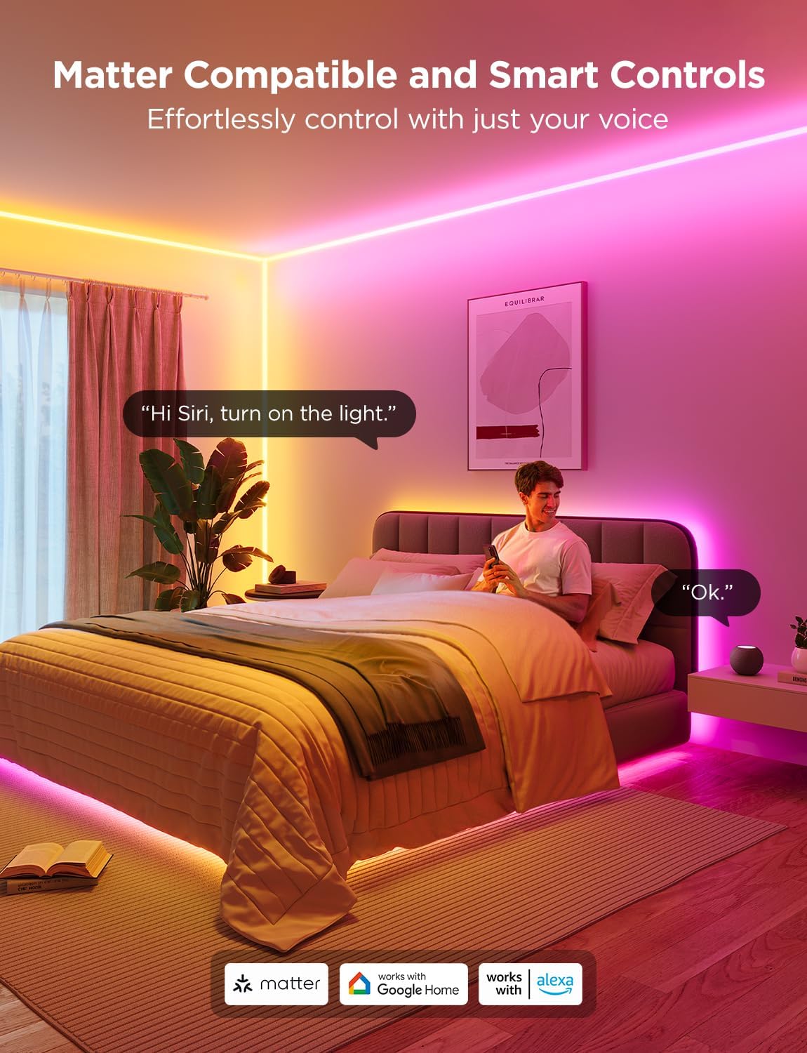 Govee 164ft RGBIC LED Strip Light with Smart Control
