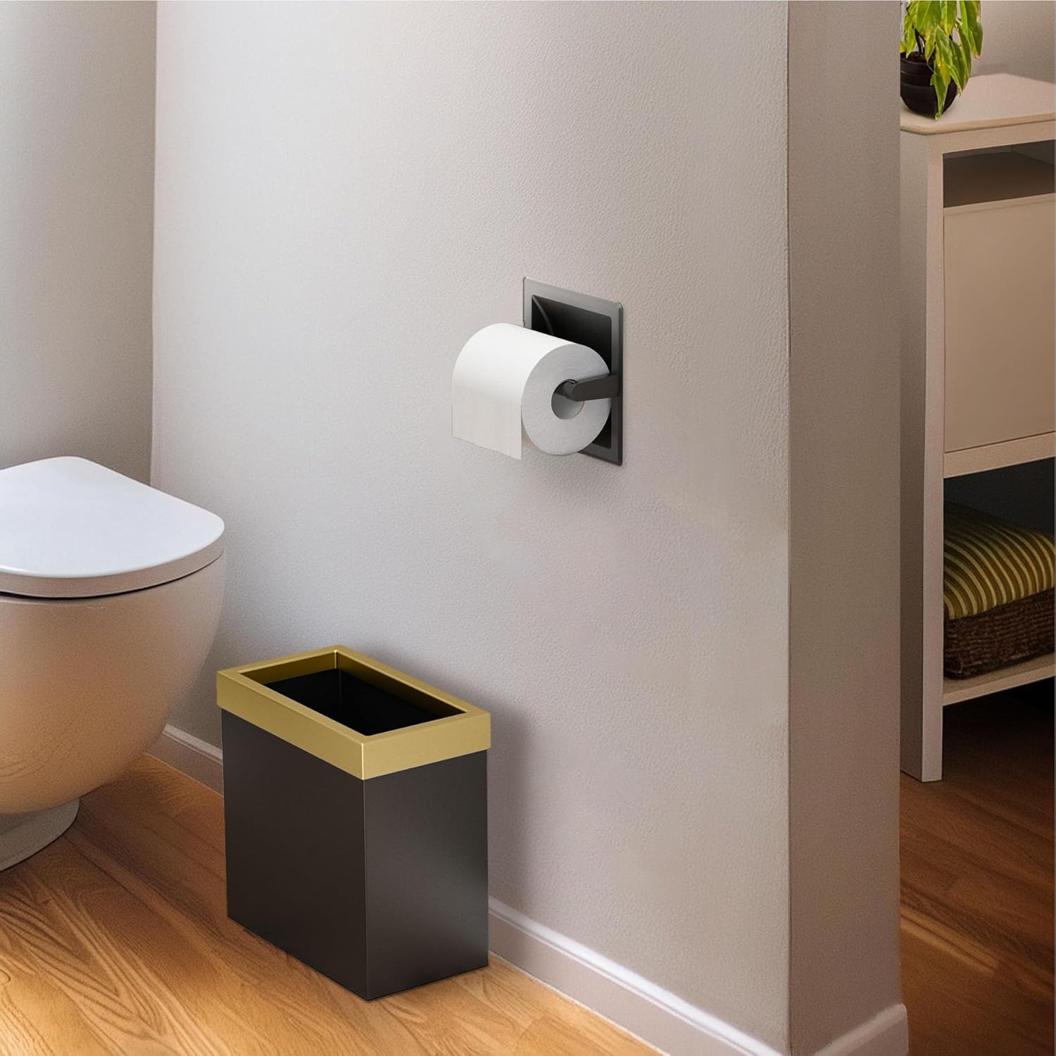 Gatco 752 Recessed Pivoting Toilet Paper Holder