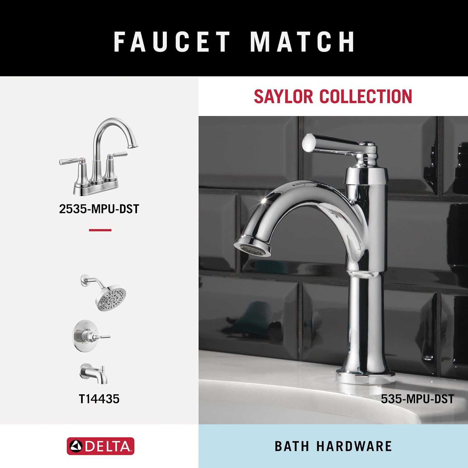 Delta Saylor Toilet Paper Holder Polished Chrome