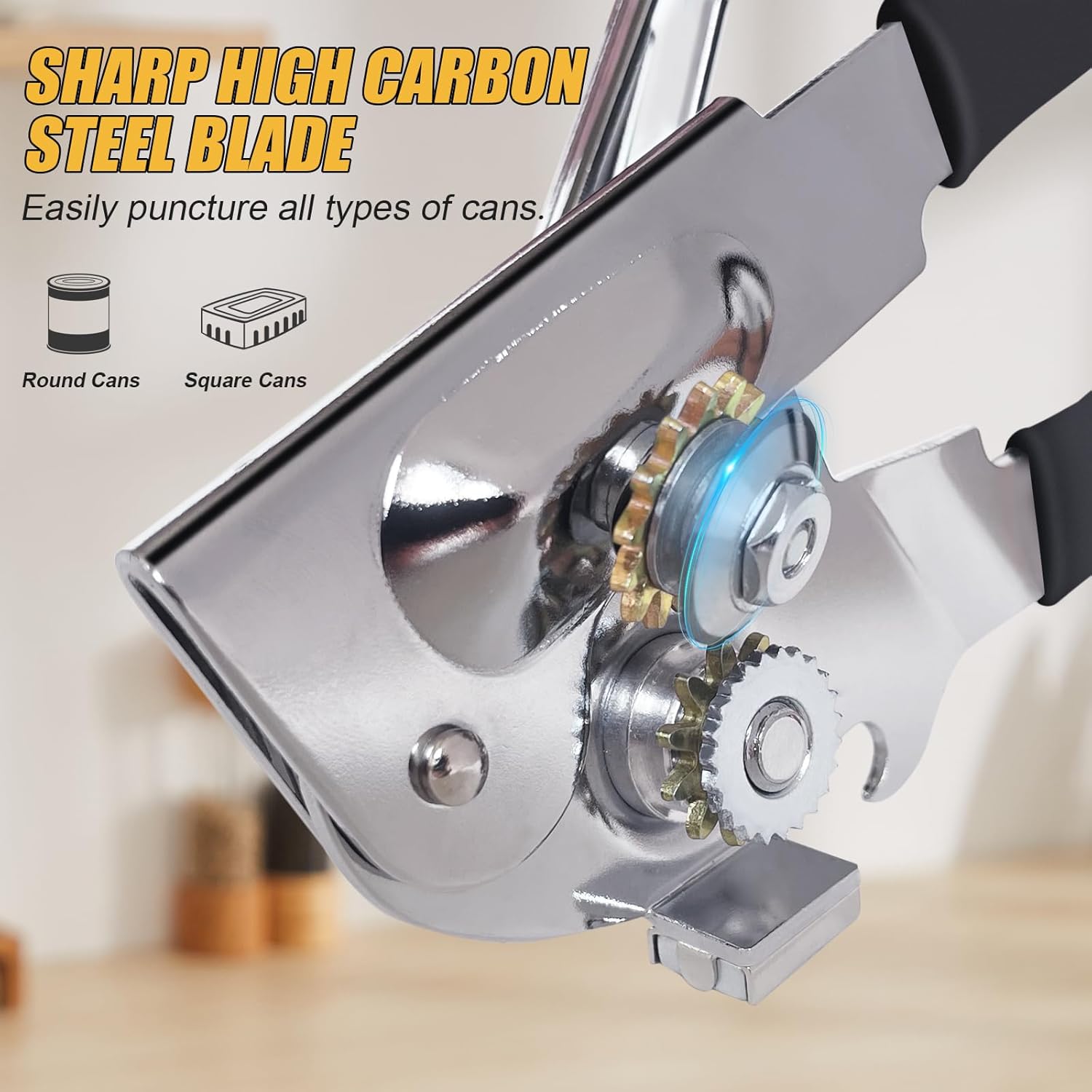 ICEKATI Heavy Duty Manual Can Opener With Magnet