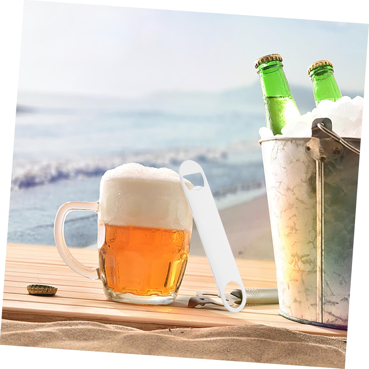 Anneome Stainless Steel Bottle Opener with Sublimation Design 1