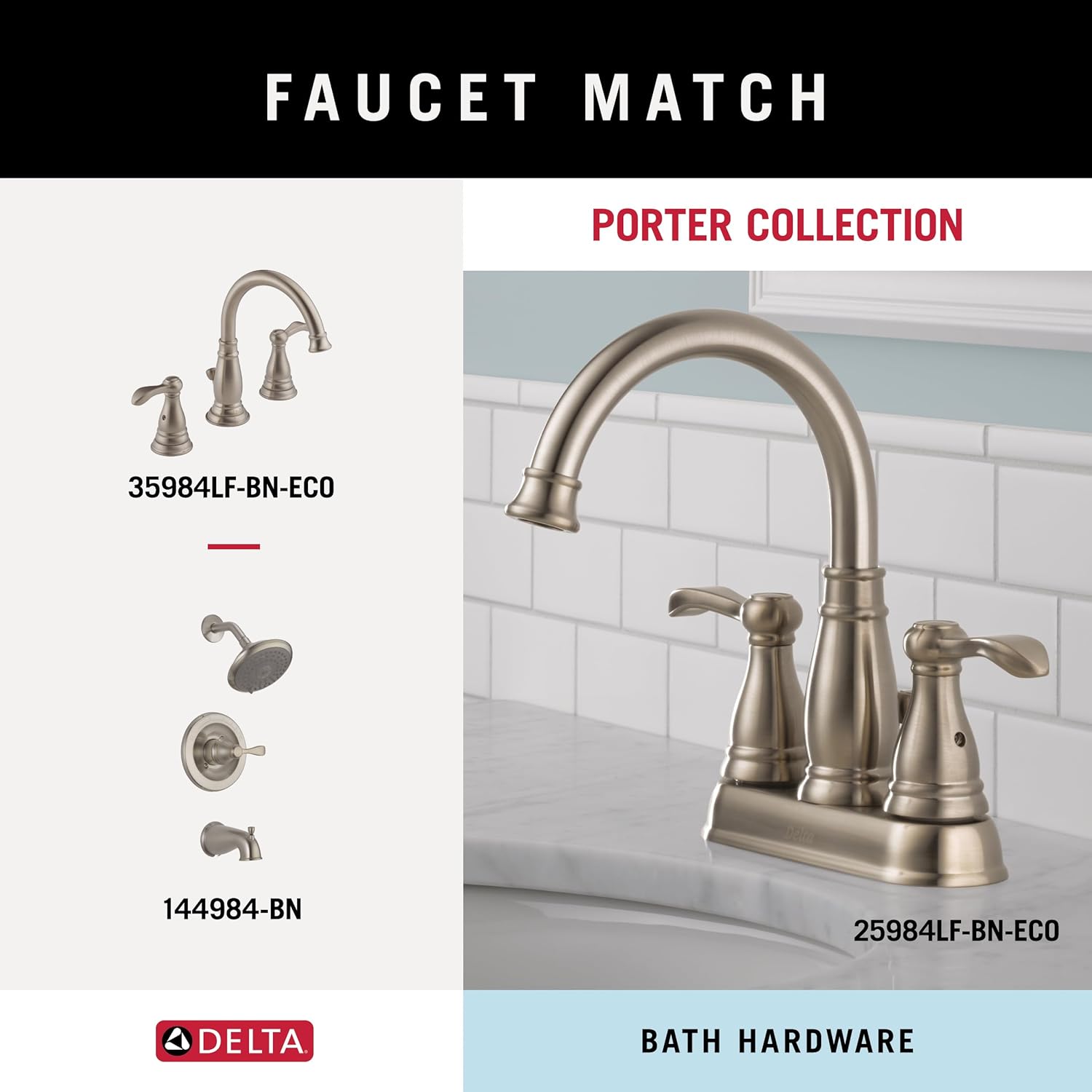 Delta Porter Hand Towel Holder Brushed Nickel 1