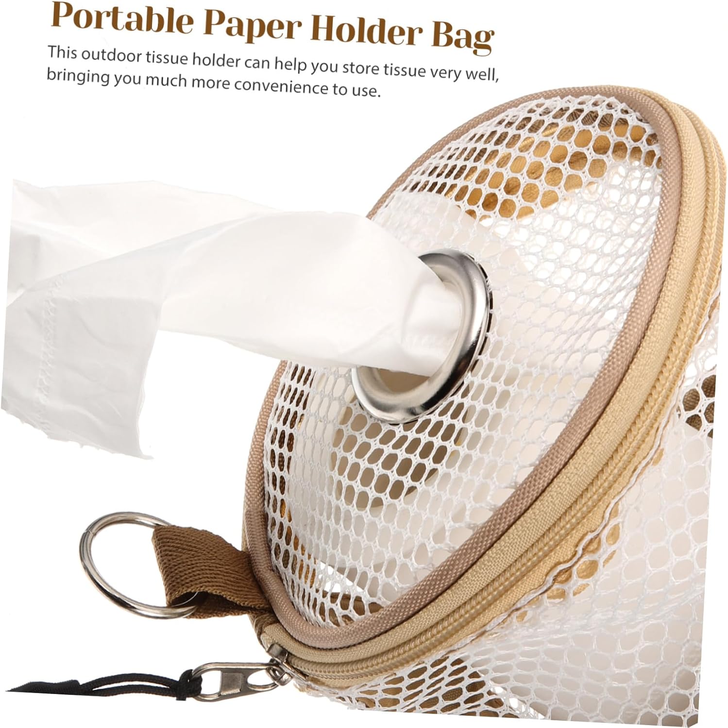 ABOOFAN Portable Toilet Paper Holder for Camping and Travel 1