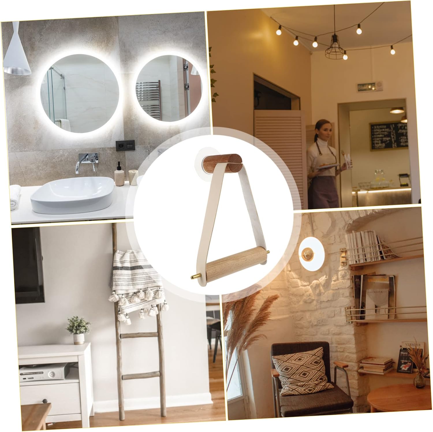 SHINEOFI Toilet Paper Holder Wall Mount 1