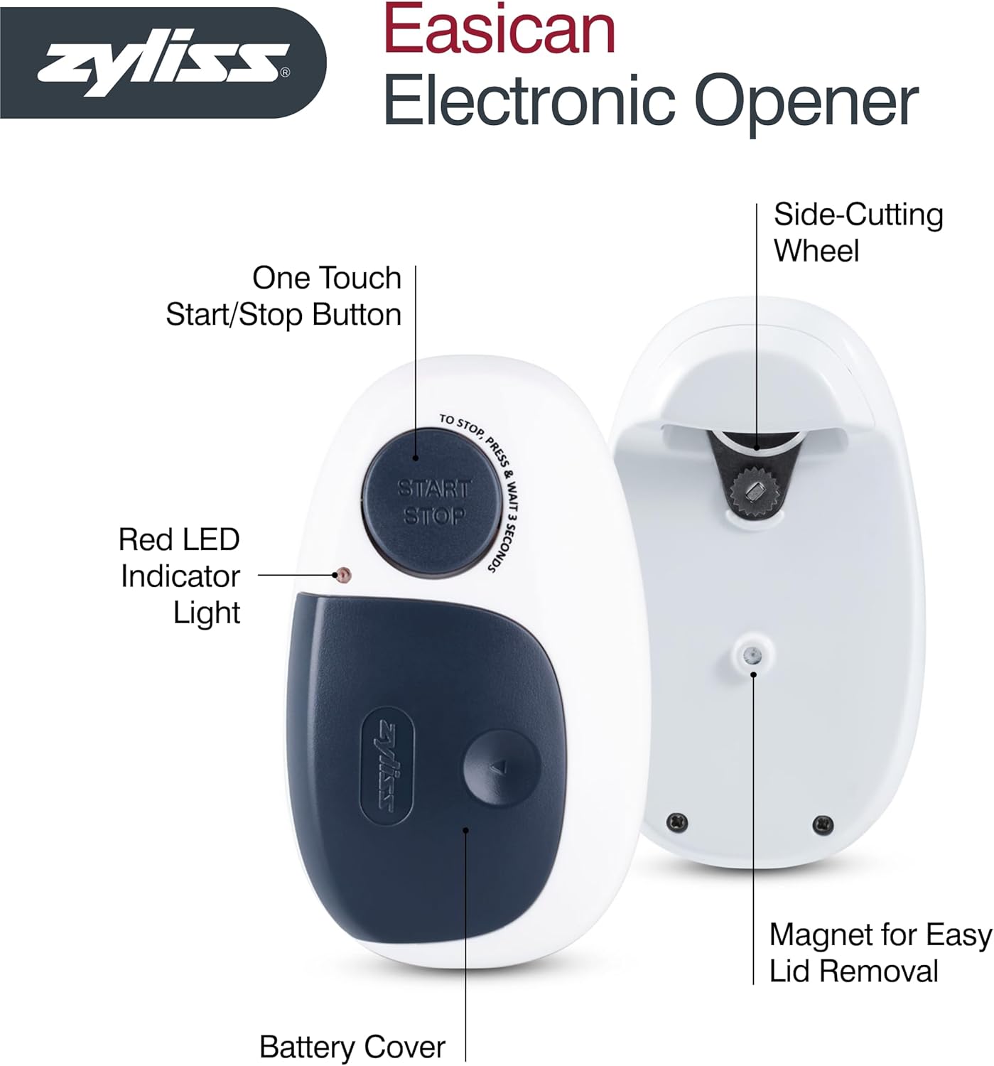 Zyliss Easican Electric Can Opener - Hands Free