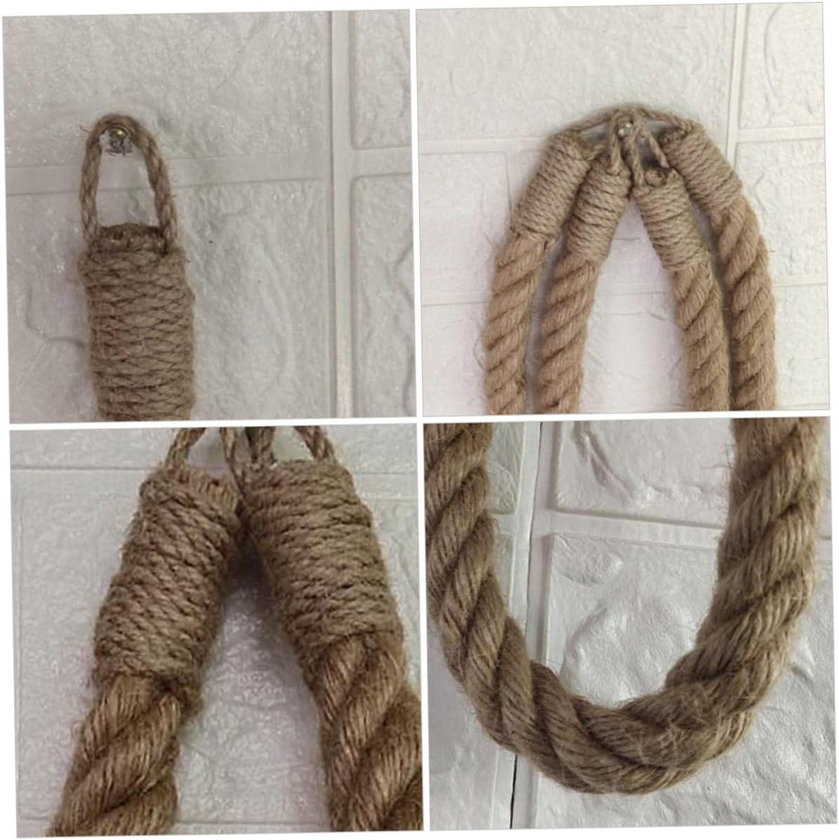 Vaguelly Rope Toilet Paper Holder Wall Mount Decor