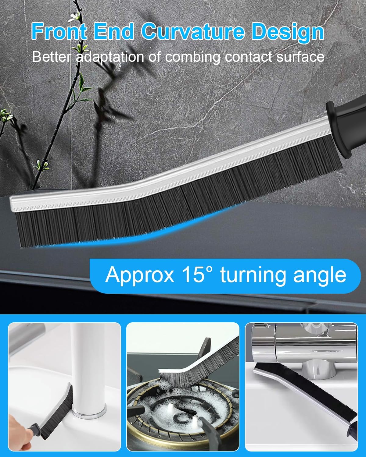CODOGOY Crevice Cleaning Brush 3 Pack 1
