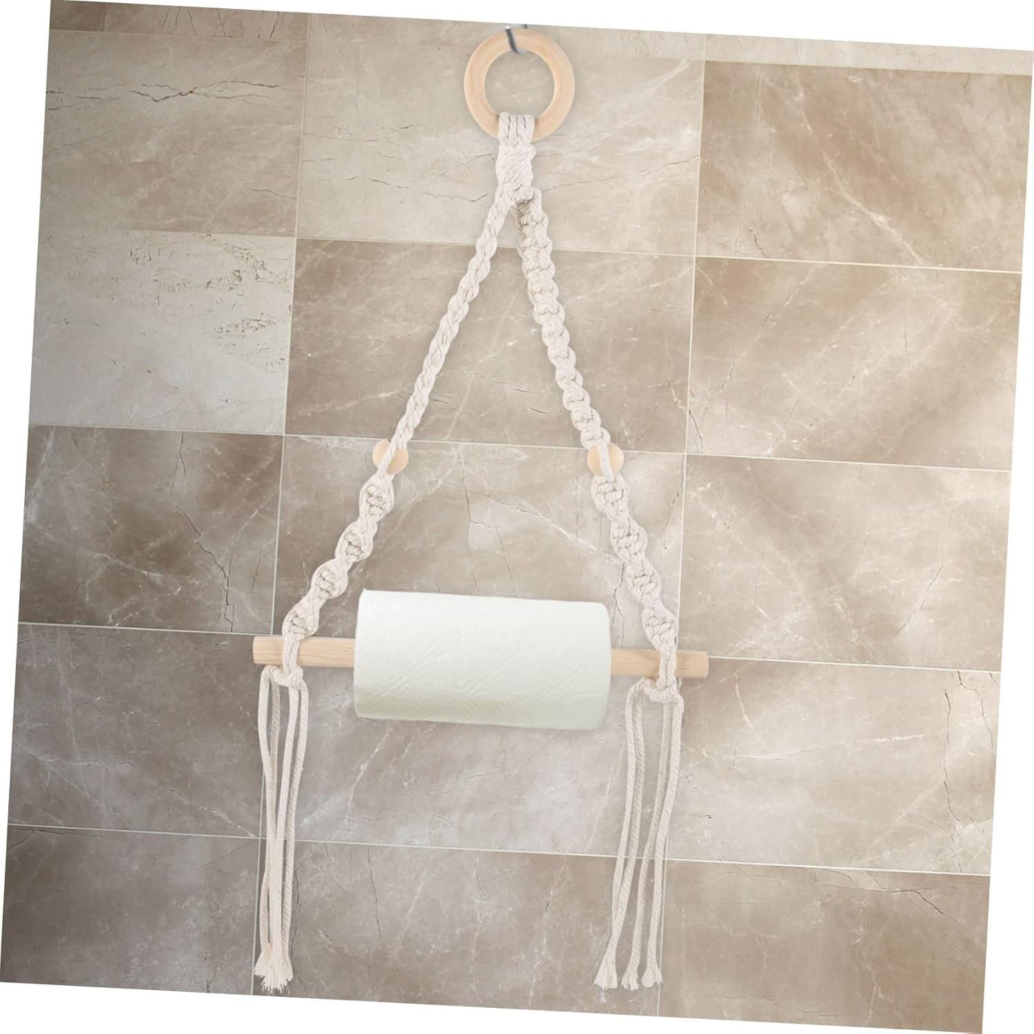 Nautical Macrame Toilet Paper Holder Decorative