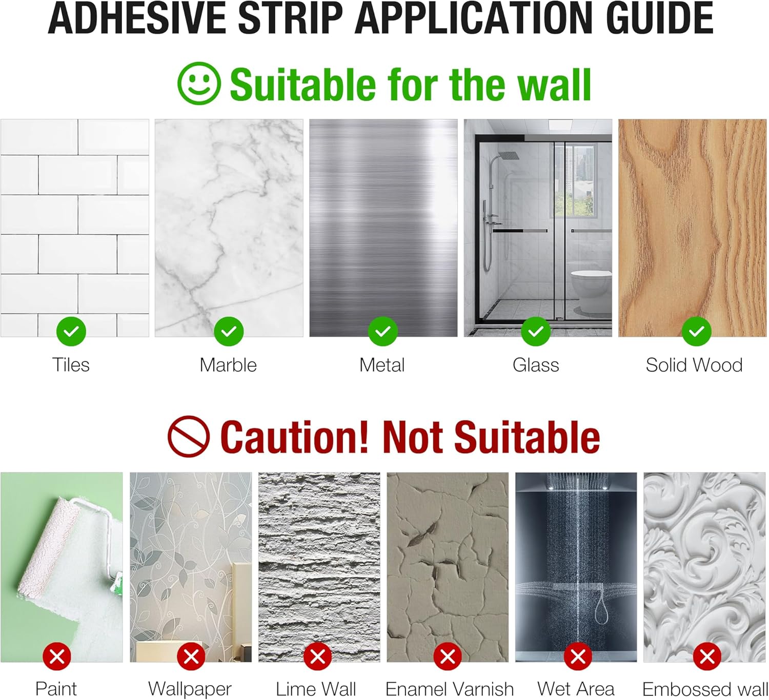 HITSLAM 30 Inch Self Adhesive Towel Bar No Drilling