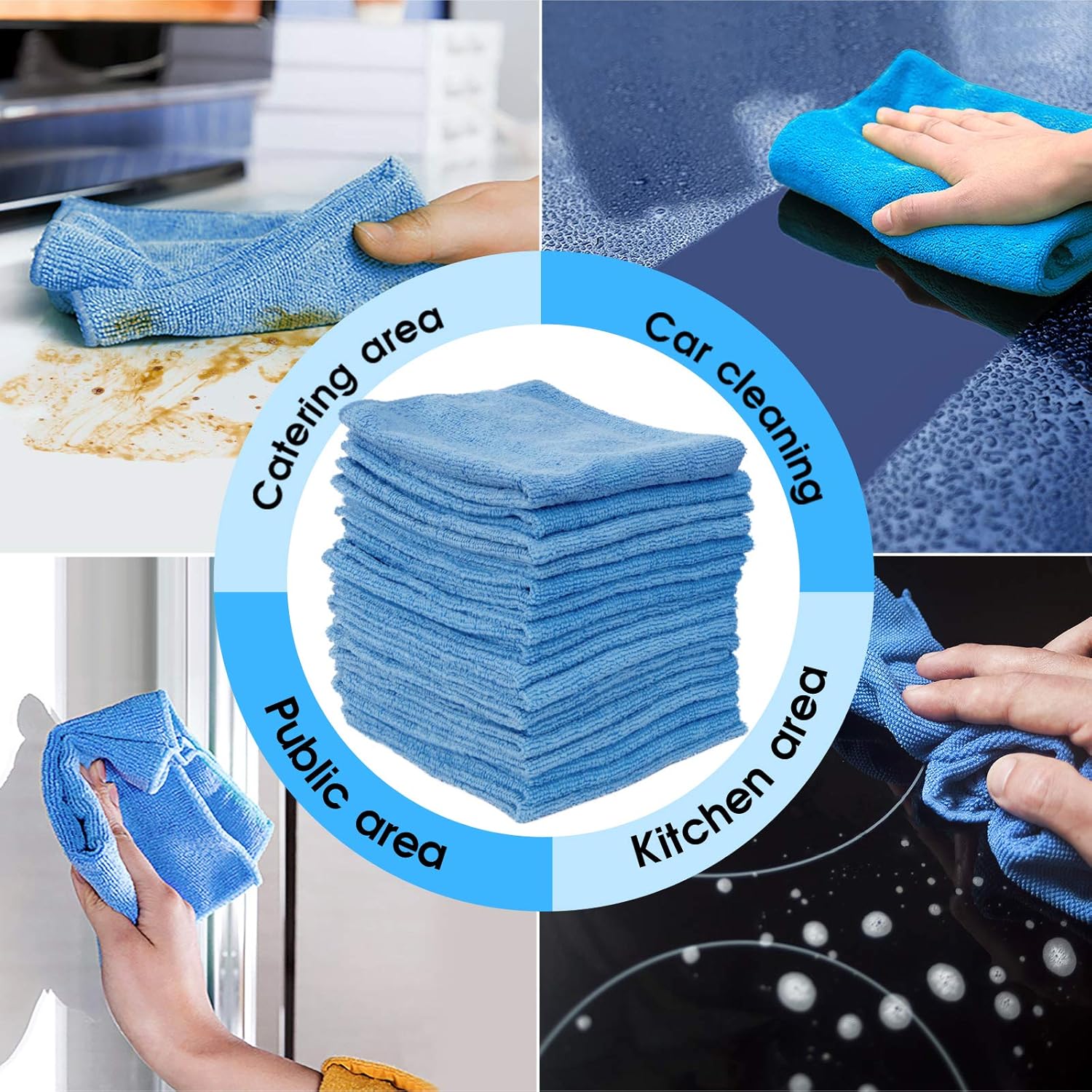 Masthome Mandoline Slicer with 36 Pack Cleaning Cloths
