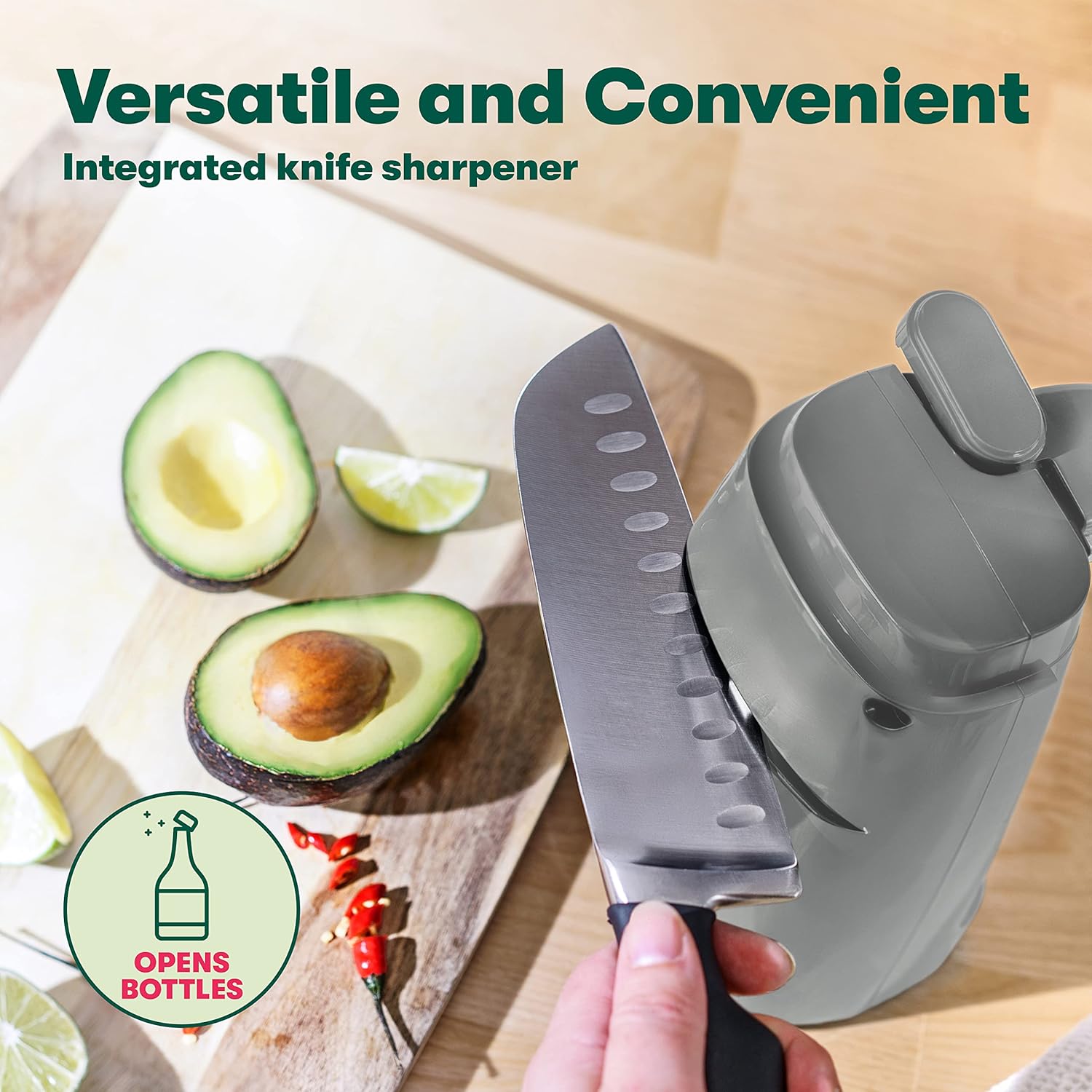 BELLA Electric Can Opener and Knife Sharpener