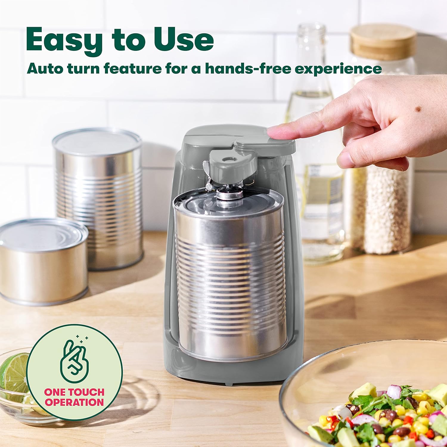BELLA Electric Can Opener and Knife Sharpener
