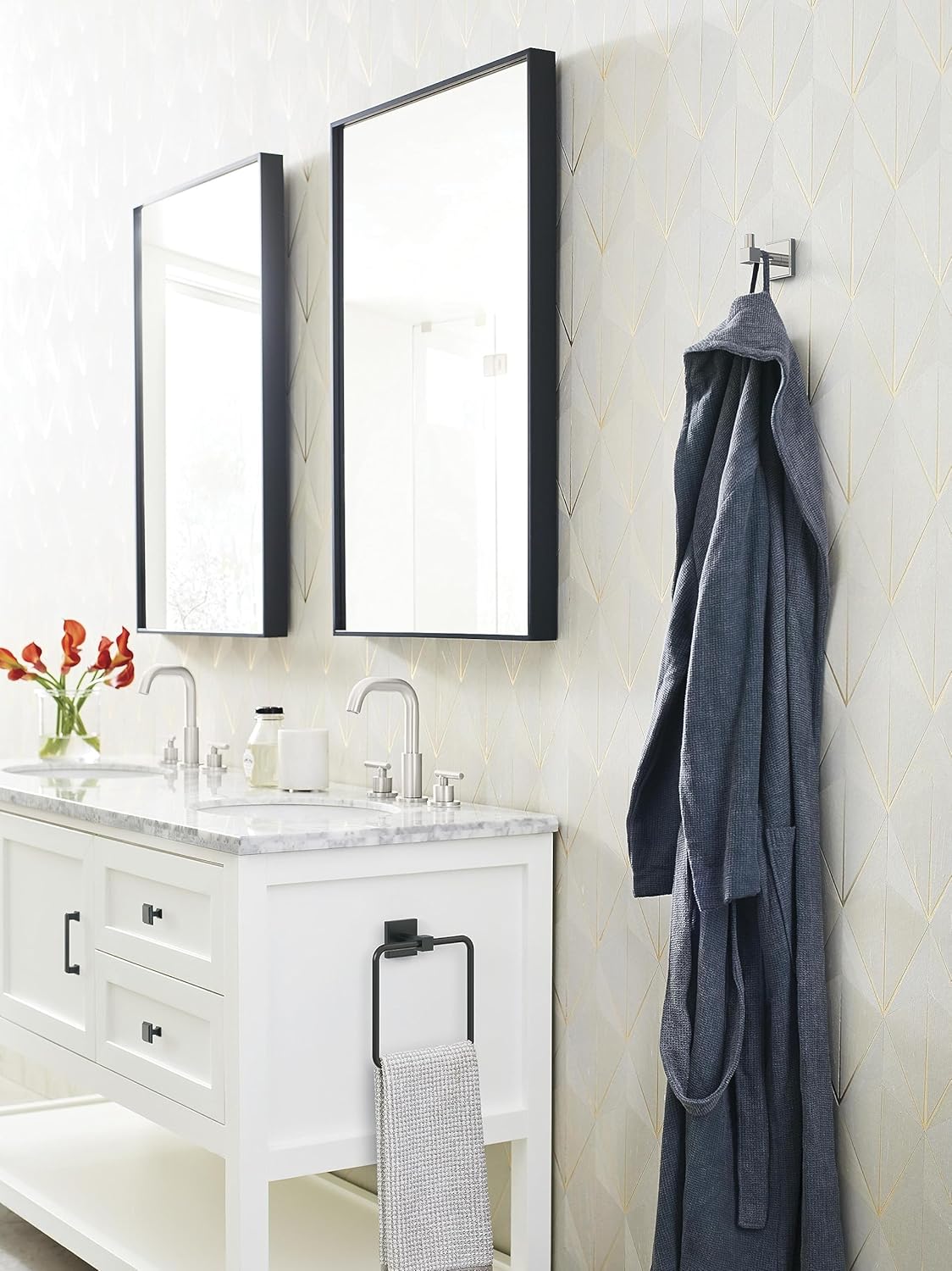 Amerock BH36070PN Polished Nickel Robe Hook