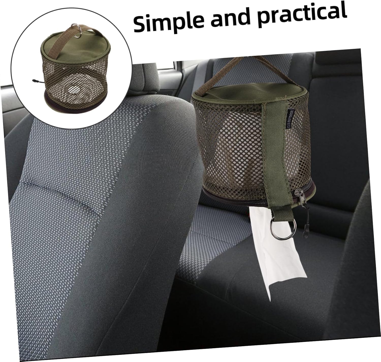 Portable Toilet Paper Holder for Camping and Home Use