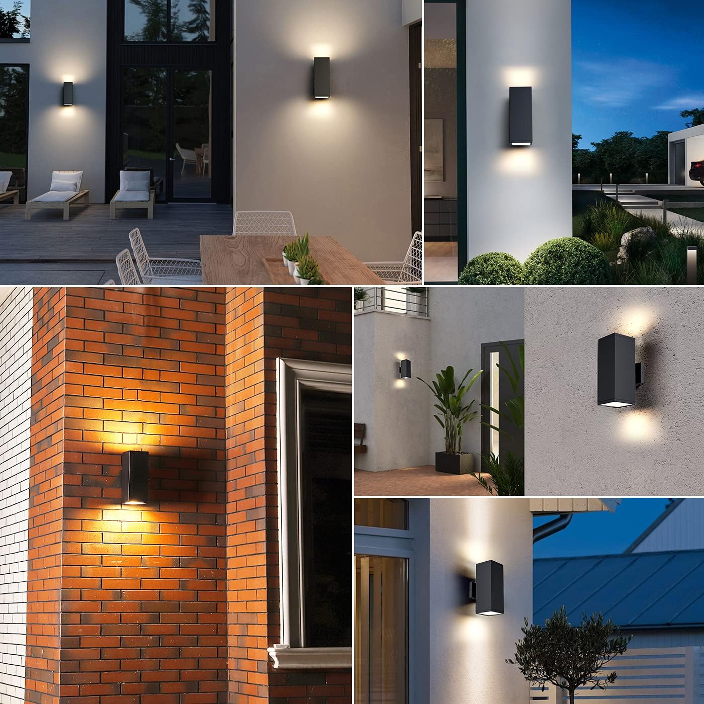 Modern Outdoor Wall Light - Aluminum Sconce Waterproof Porch Mount