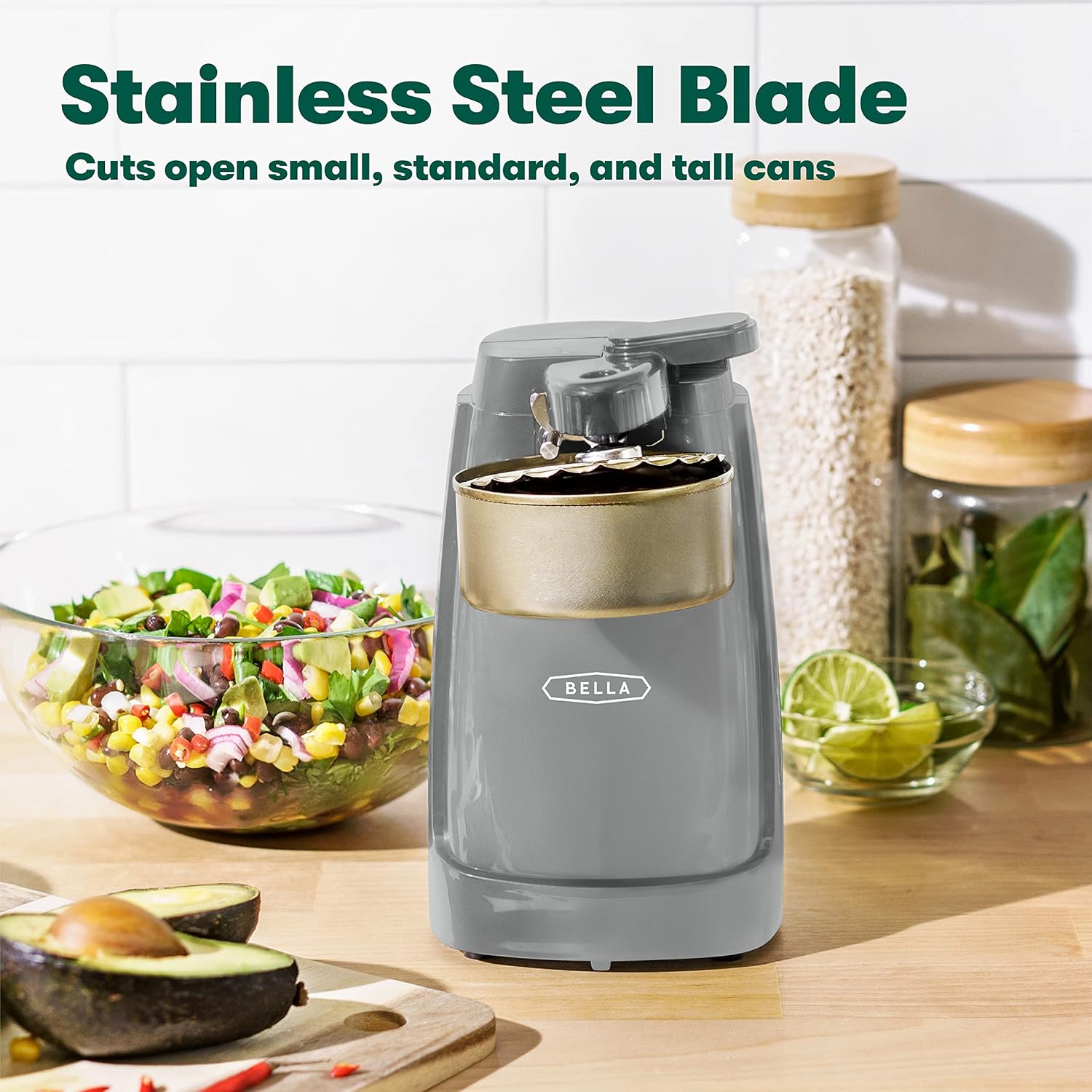 BELLA Electric Can Opener and Knife Sharpener