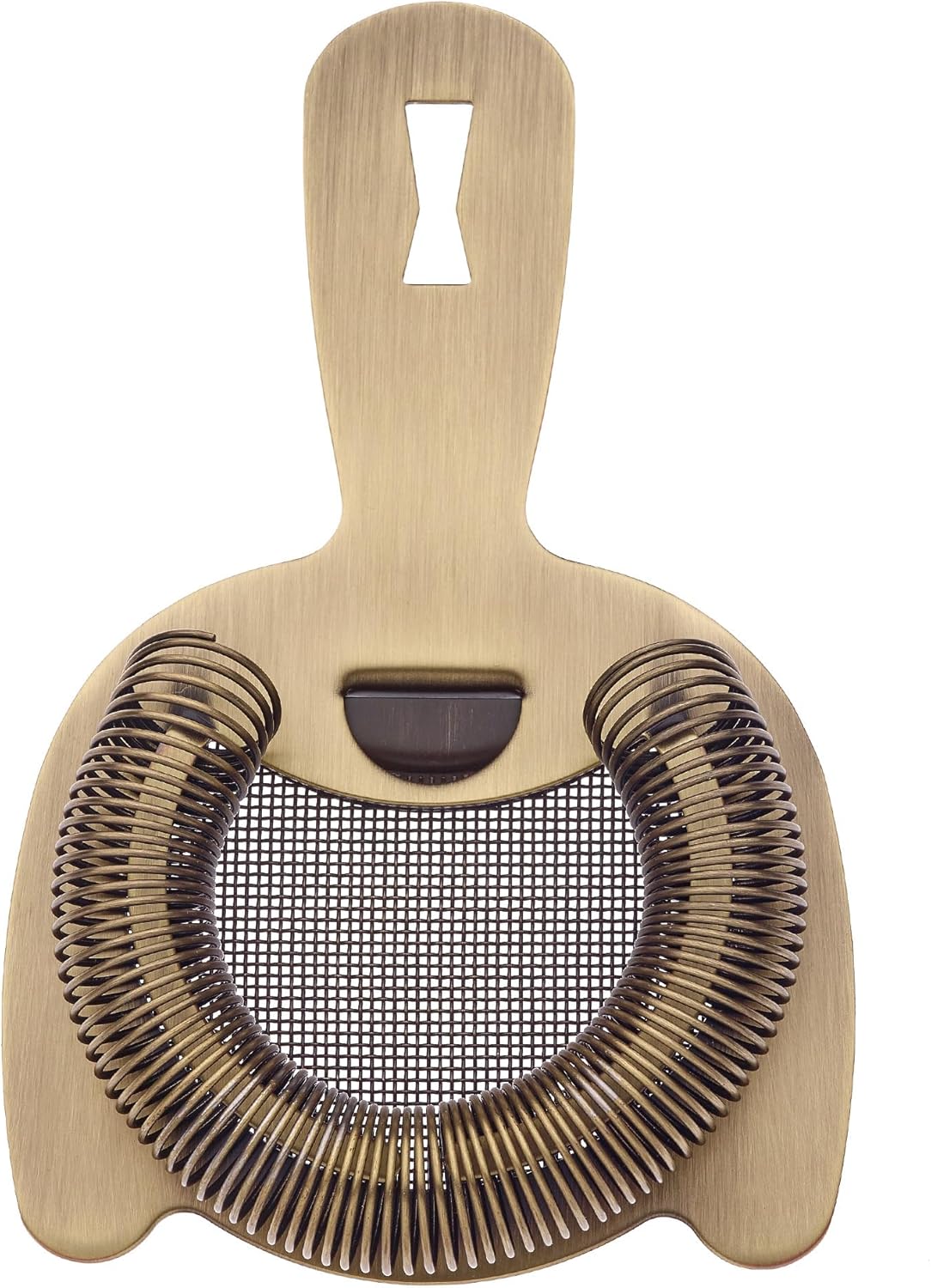 Barfly Fine Mesh Spring Strainer Antique Gold