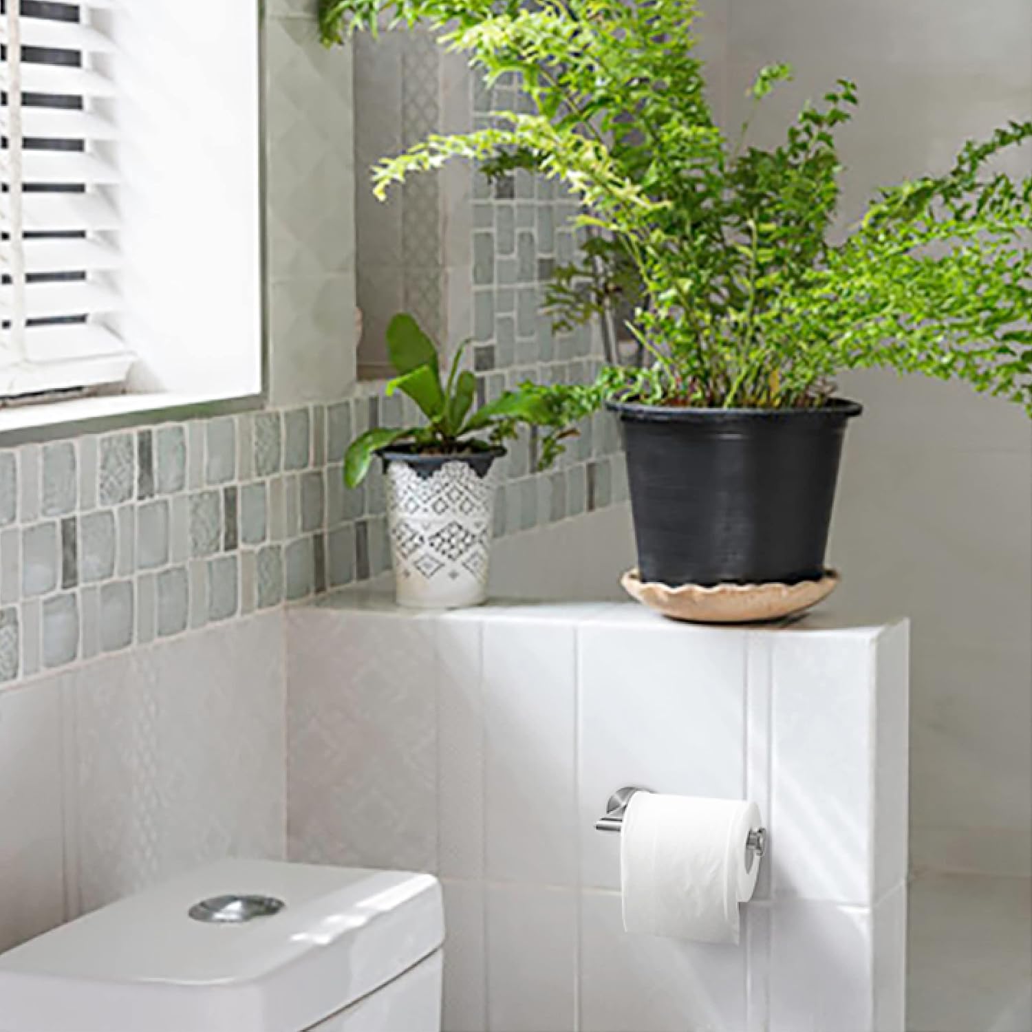 HITSLAM Stainless Steel Toilet Paper Holder