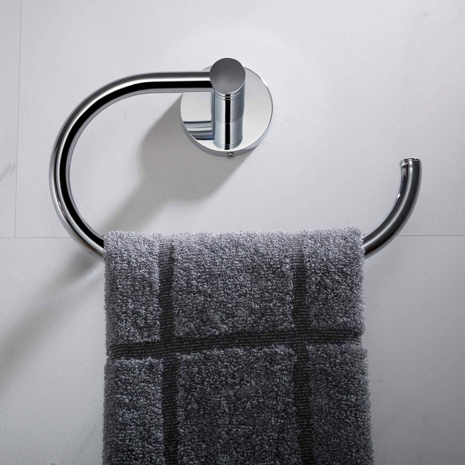 Kraus Elie Chrome Towel Ring KEA-18825CH