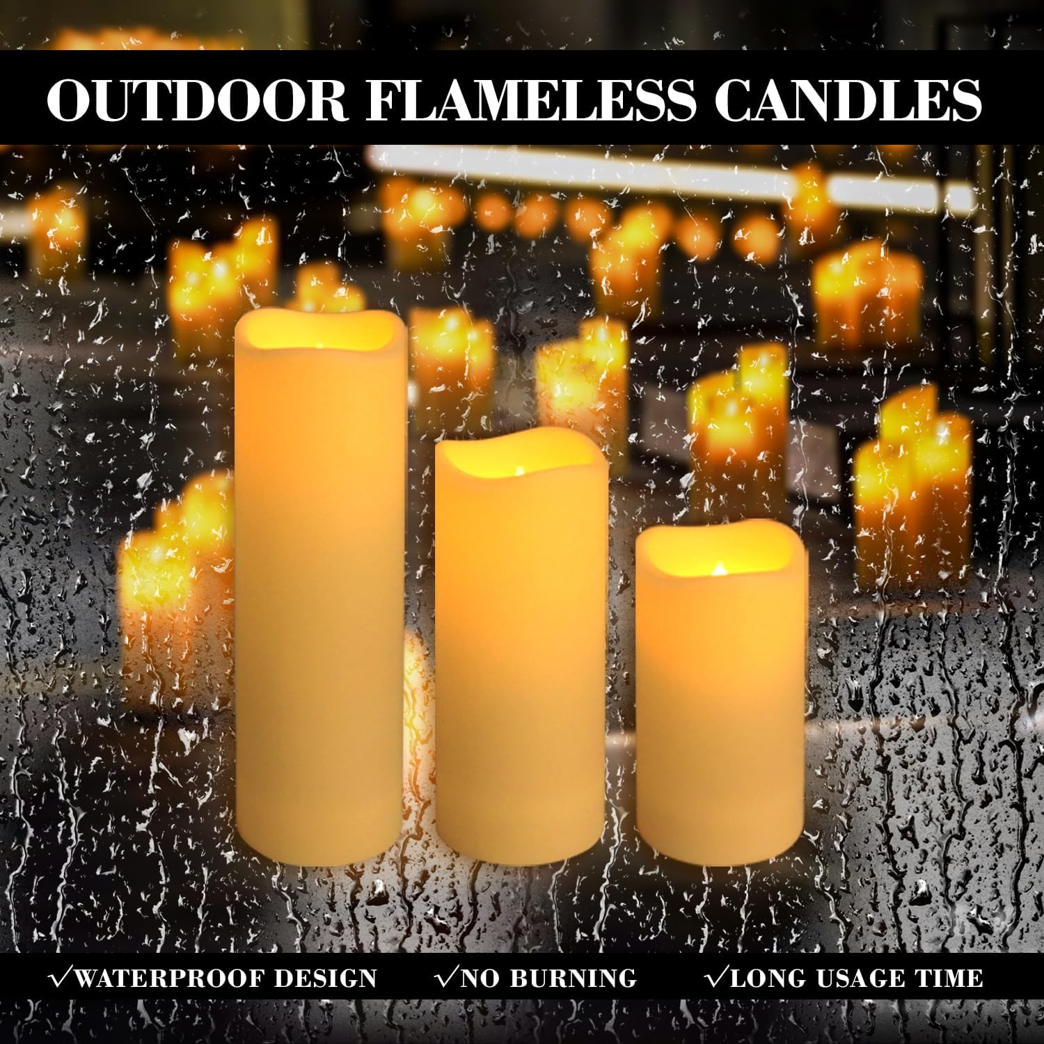 24-Pack LED Flameless Candles with Remote Control 1