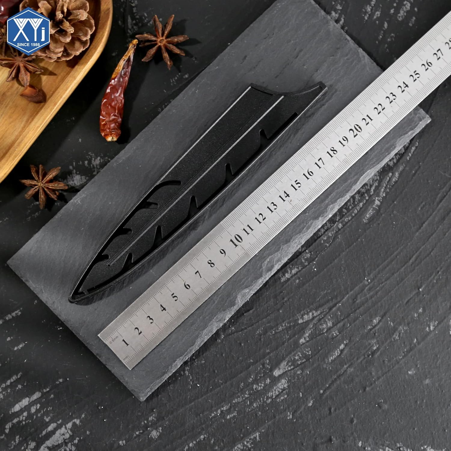 XYJ 2pcs Safety Knife Covers Black Sheath for 8 Slicing Knife