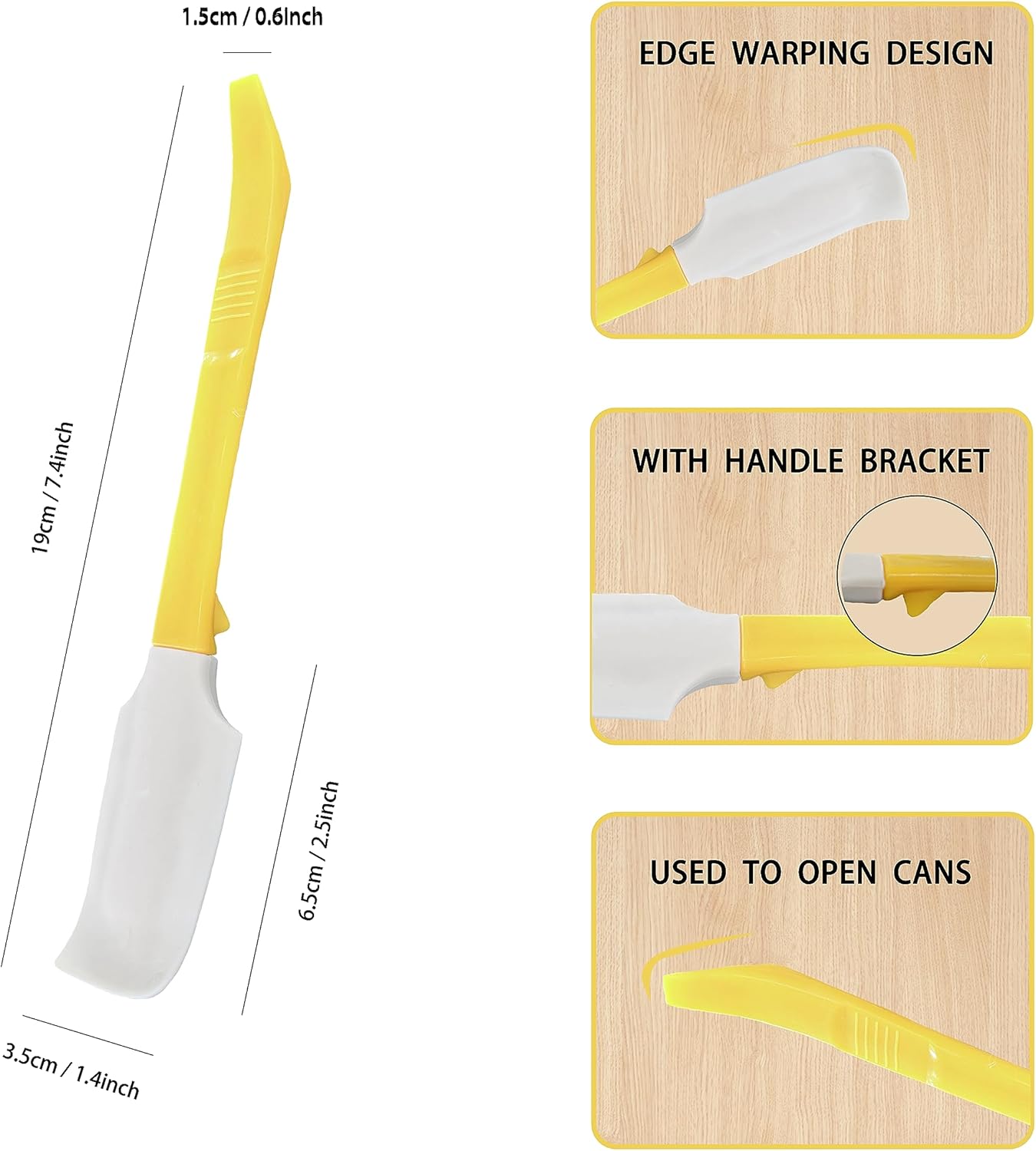 Barbaar Silicone Jam Spreader with Can Opener 2-Piece Set