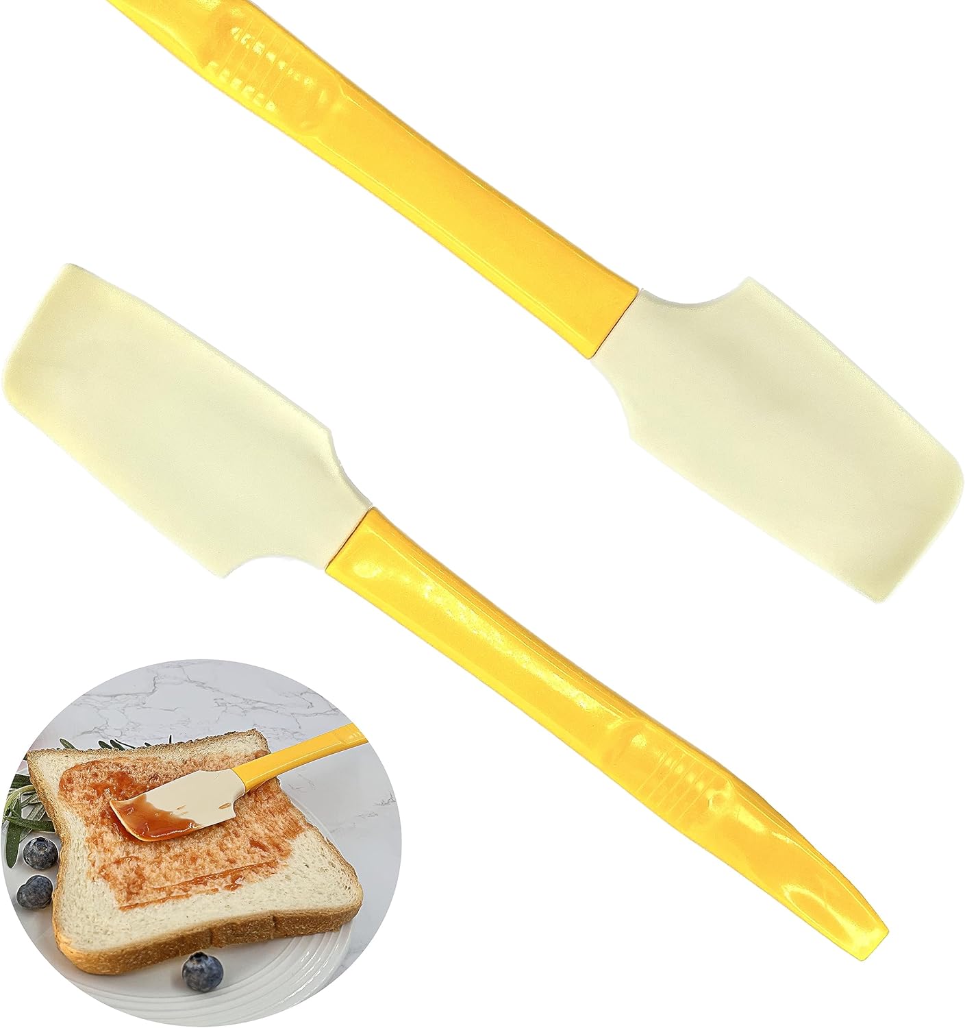 Barbaar Silicone Jam Spreader with Can Opener 2-Piece Set