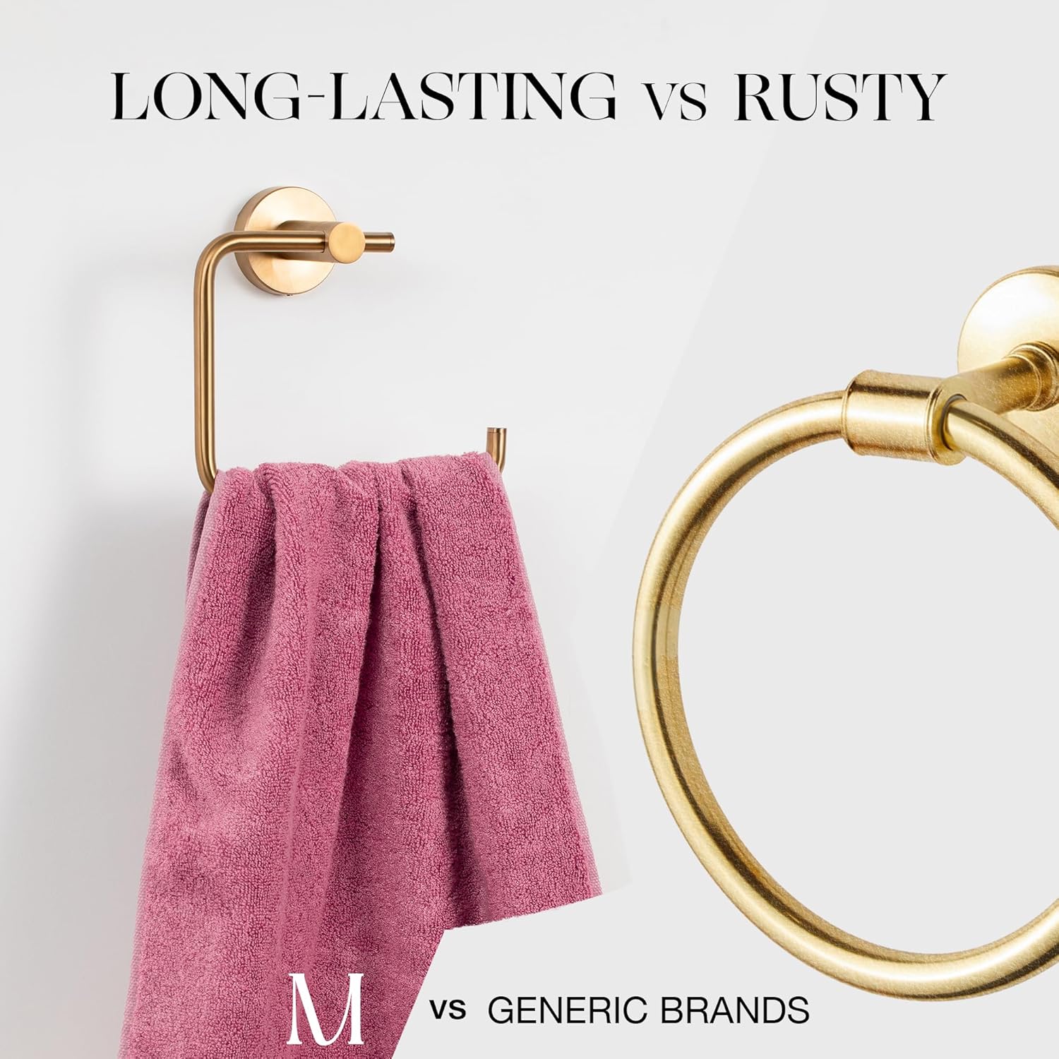 Marmolux Acc Champagne Bronze Towel Holder