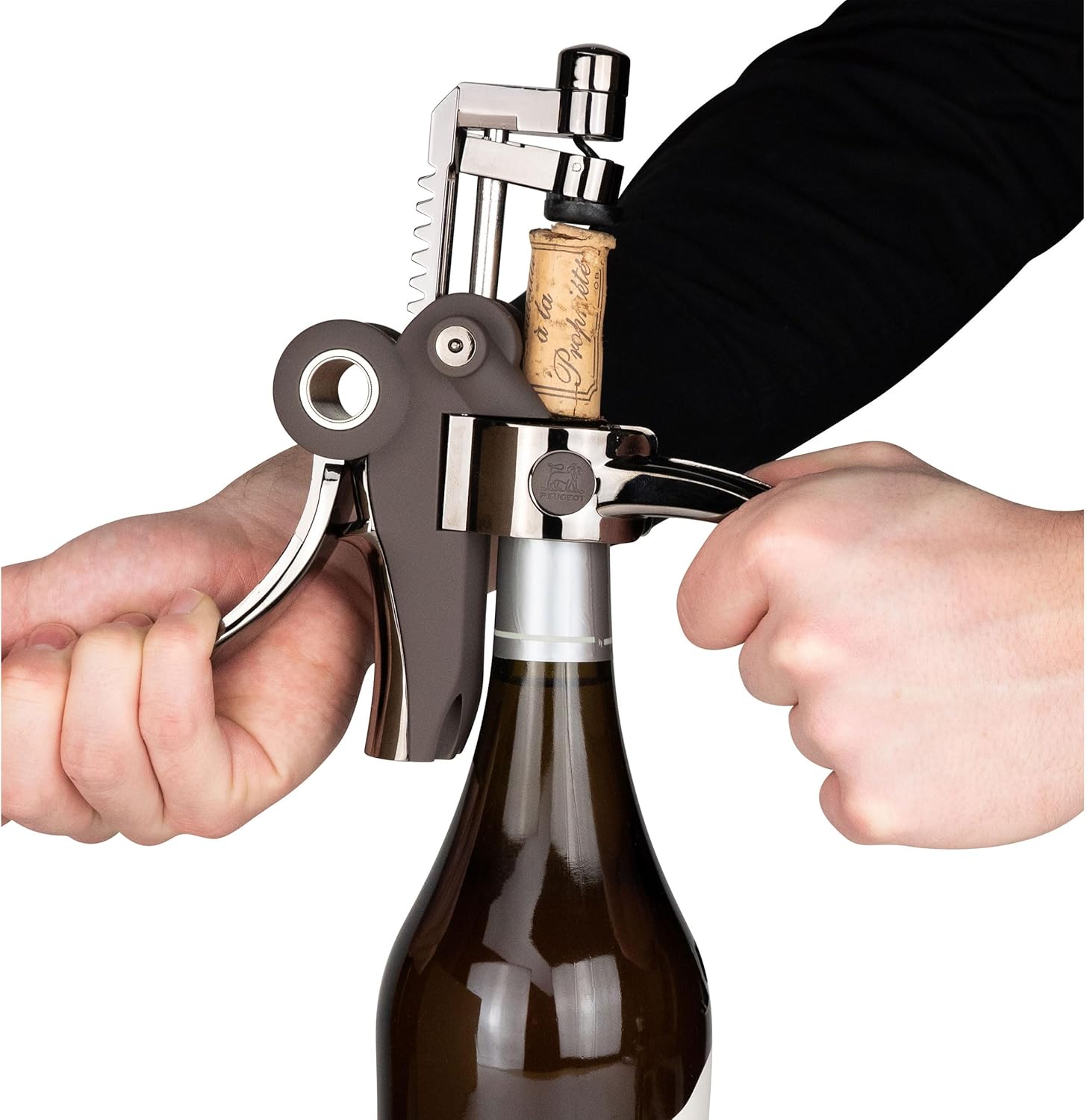 Peugeot Lever-Style Corkscrew with Foil-Cutter Basalt 1