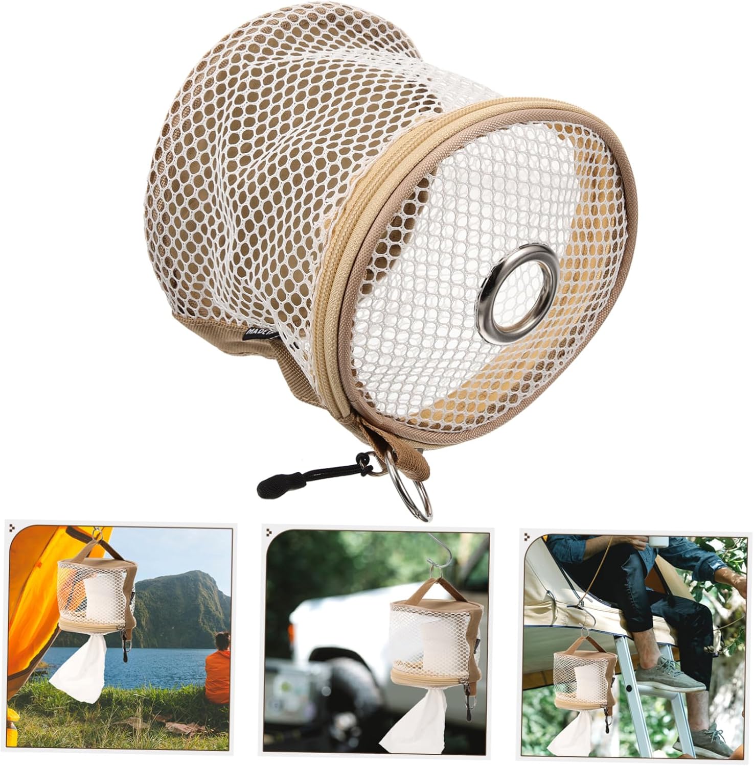 Anneome Roll Paper Hanging Bag Toilet Paper Holder