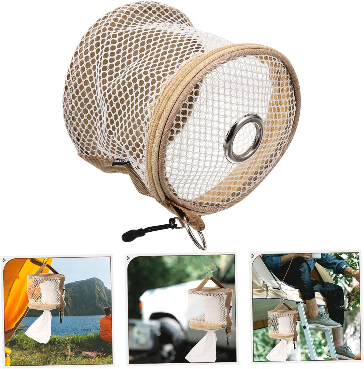 ABOOFAN Portable Toilet Paper Holder for Camping and Travel 1