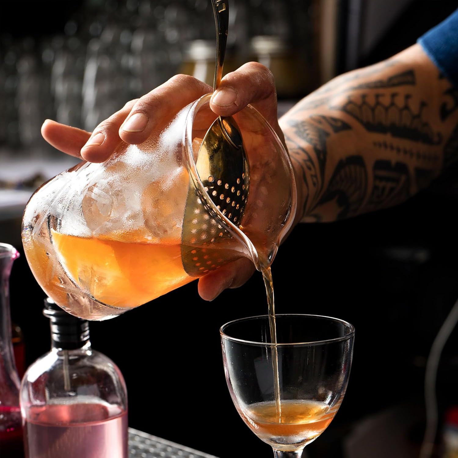 Cocktail Kingdom Premium Julep Strainer Gold 1