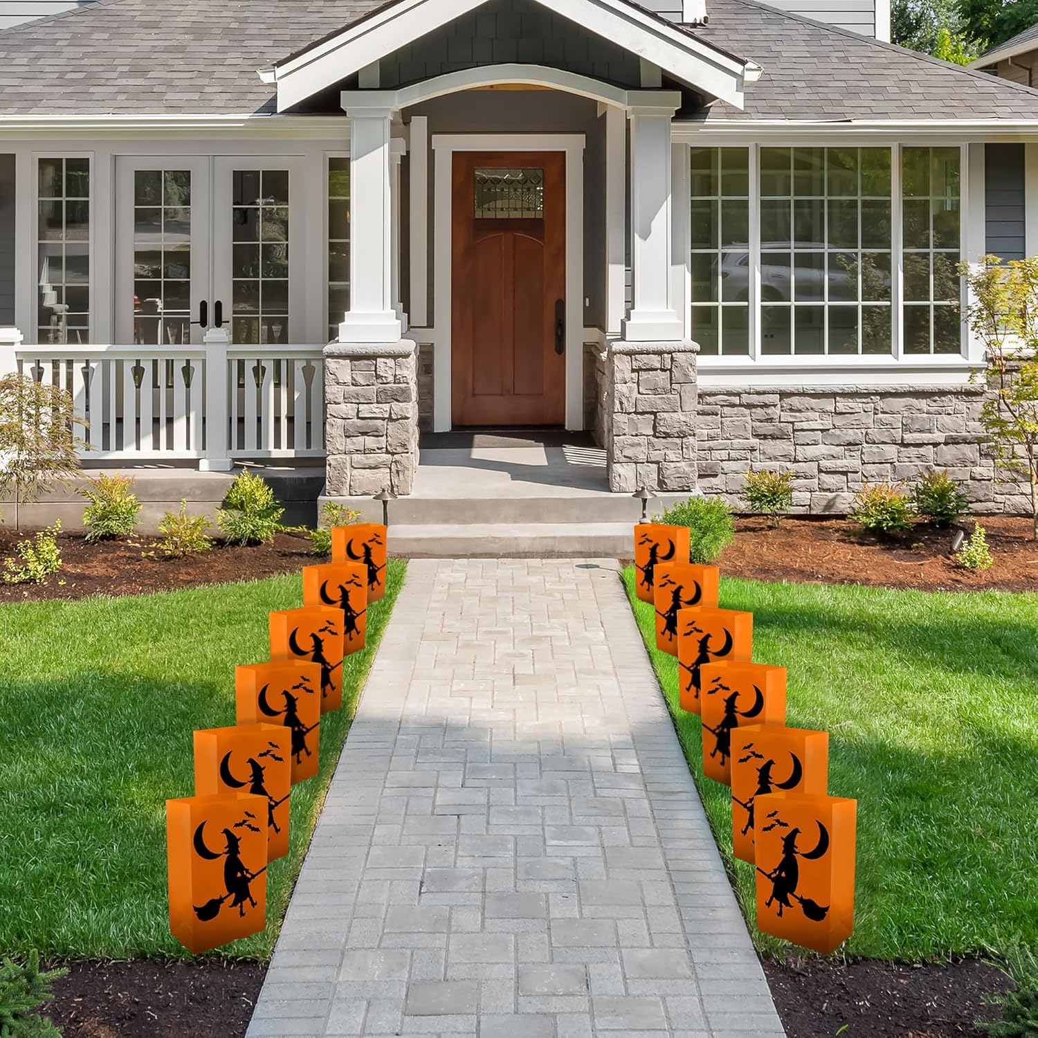 LumaBase Witch Luminaria Kit with Timer - 6 Pieces