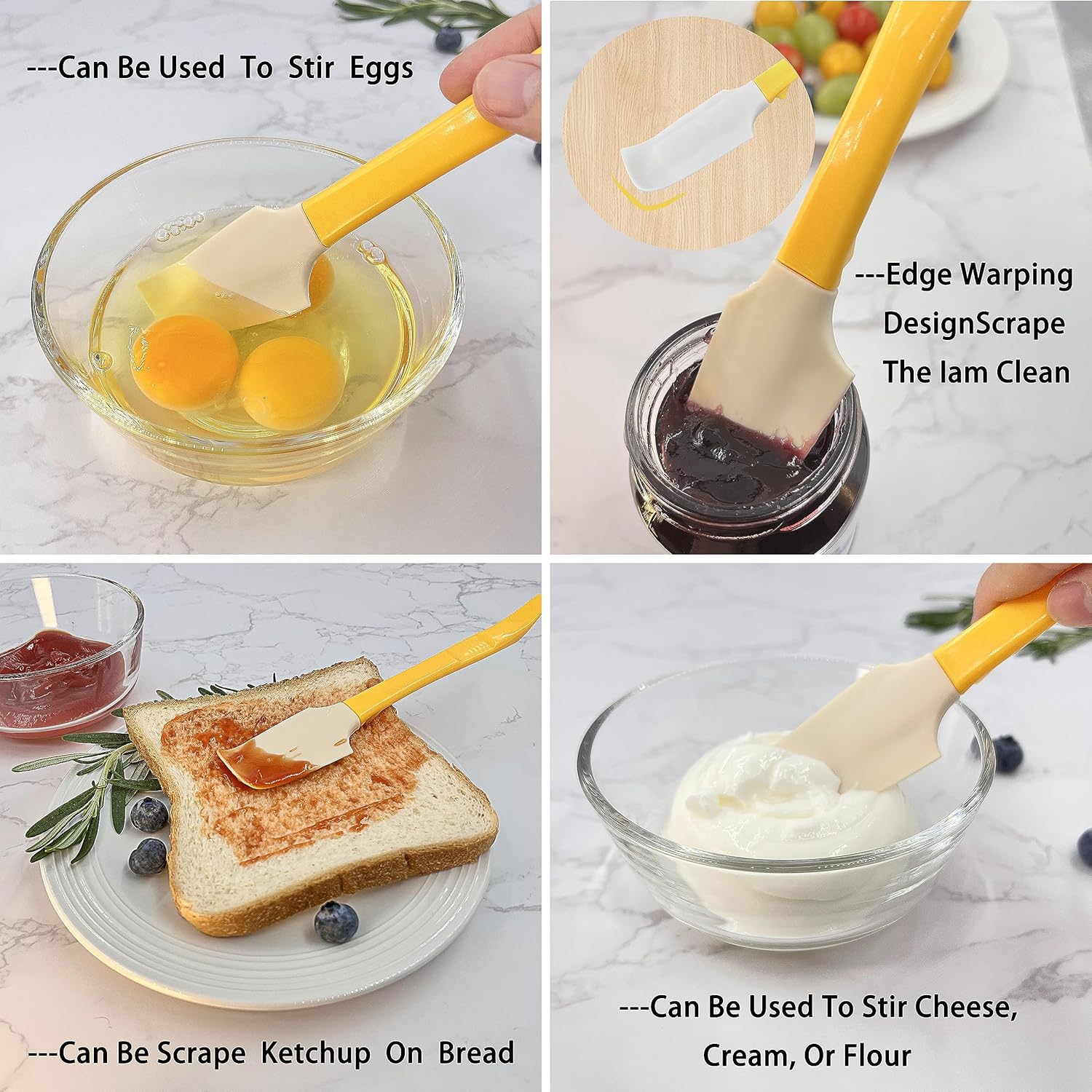 Barbaar Silicone Jam Spreader with Can Opener 2-Piece Set